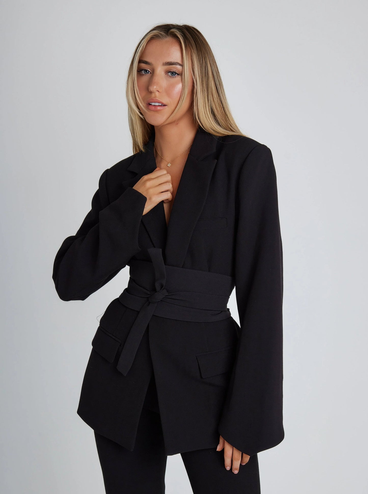 ANYSHA - BLAZER MET BELT