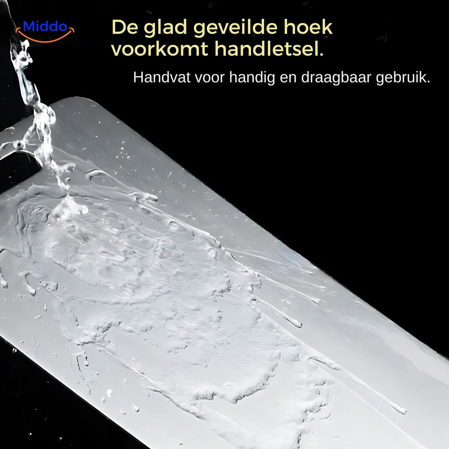 SafeCut™ RVS Snijplank - Voorkom Microplastics en Bacteriën in je Voedsel!