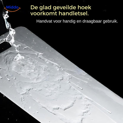 SafeCut™ RVS Snijplank - Voorkom Microplastics en Bacteriën in je Voedsel!